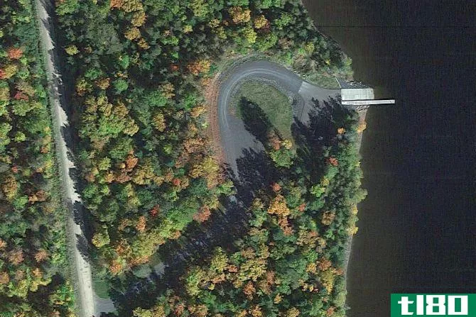 Google Maps Fishing Roads