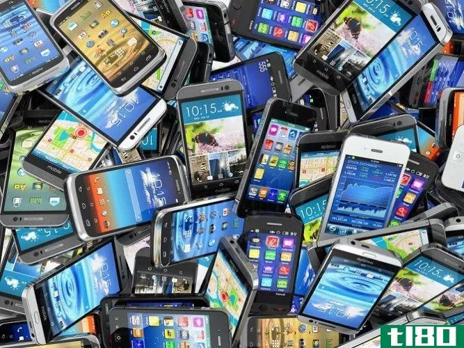 Pile of Smartphones