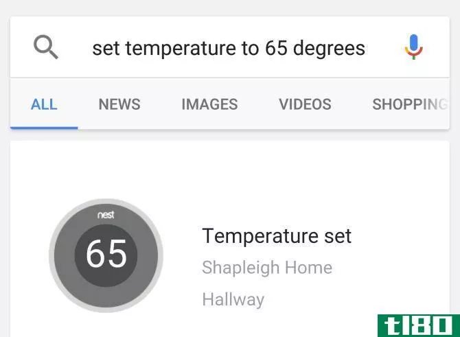 Nest Smart Thermostat With Google Now Example