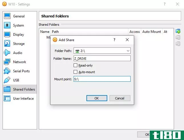 Share folders between host OS and guest virtual machines