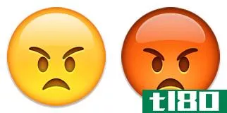 angry emoji emoticon red