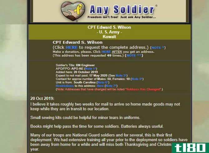 Any Soldier Contact