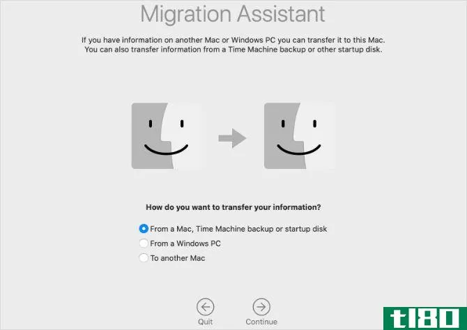 Migration Assistant transfer opti***