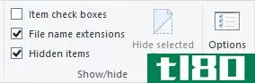 windows 10 view tab hidden folder