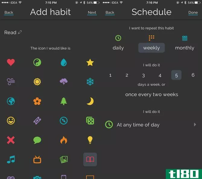 resolution iphone apps productive adding habit