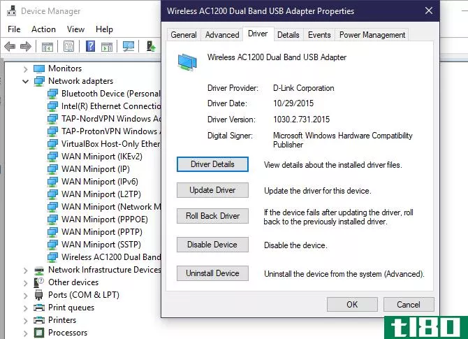 Windows 10 Device Manager Update Roll Back