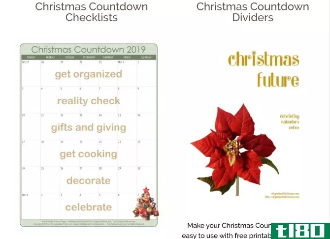 Organized Christmas to plan Christmas shopping, tasks, and activities