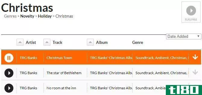 Free Music Archive (FMA) Christmas music playlist