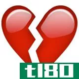 heartbroken heartbreak emoji emoticon heart