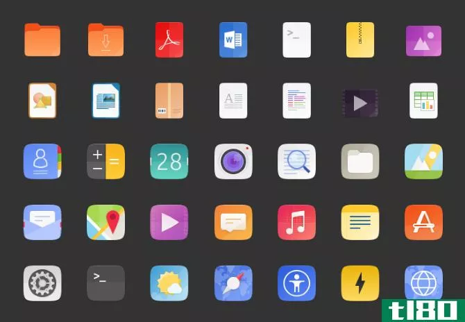 Ubuntu GNOME icon set