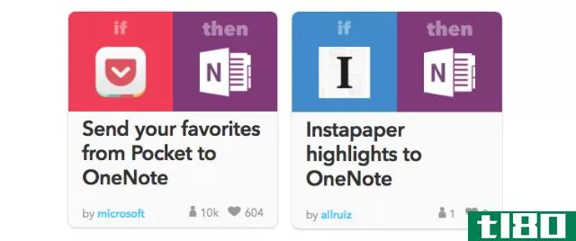 OneNote Integrati*** With IFTTT Feature Example