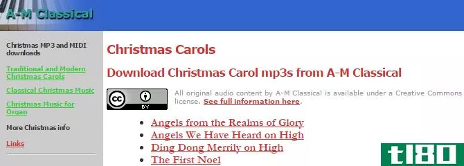 A M Classical Christmas Carols with Creative Comm*** rating