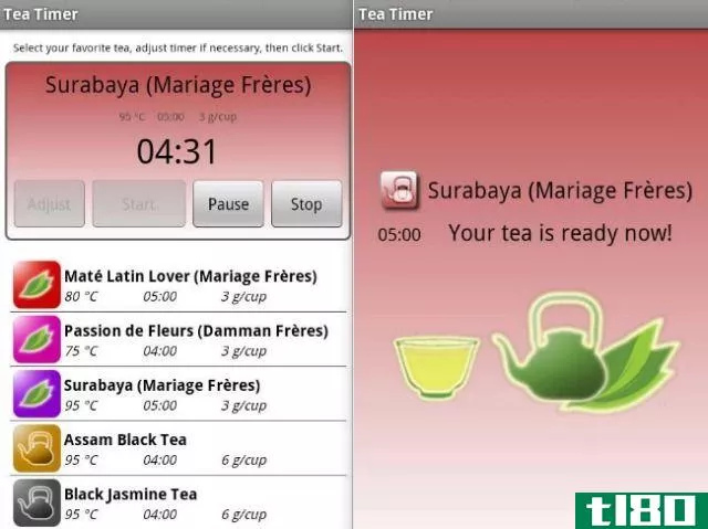 Perfect Cup of Tea Mobile App