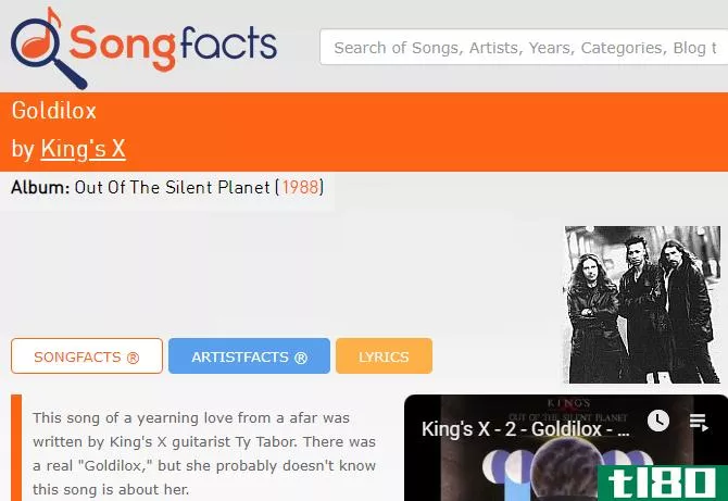 Songfacts Website