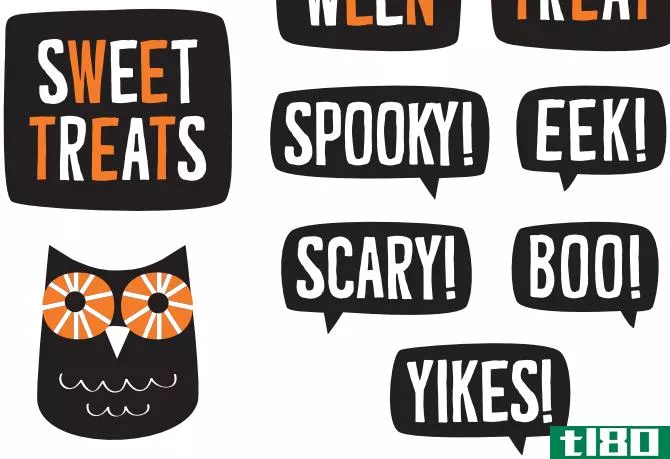 Halloween Printables -- Labels and Stickers