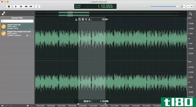 ocenaudio best free audio editor mac