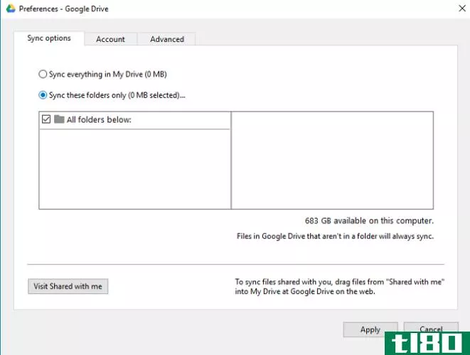 Google Drive Sync Folders