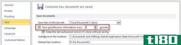 recover word document