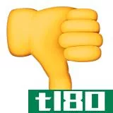 thumbs down emoji emoticon