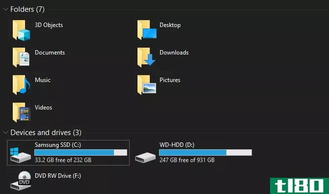 Windows Disk Storage Space