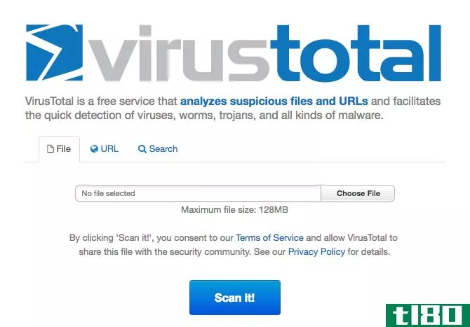 Online Safety and Security -- VirusTotal