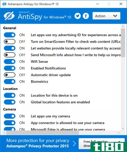 antispy for windows 10