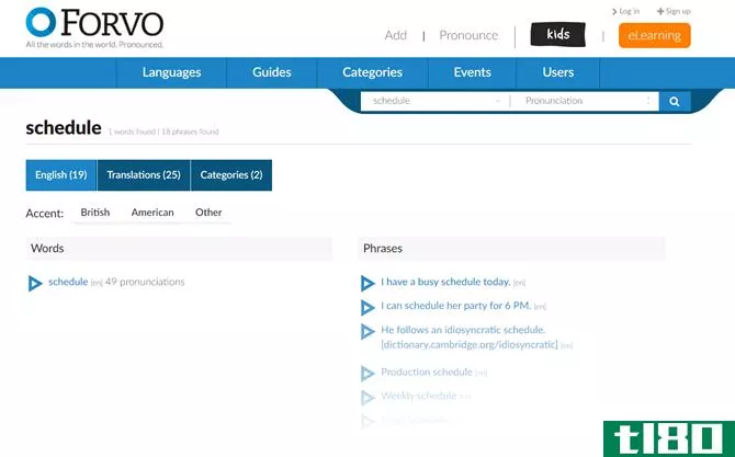 Forvo is an online pronunciation guide