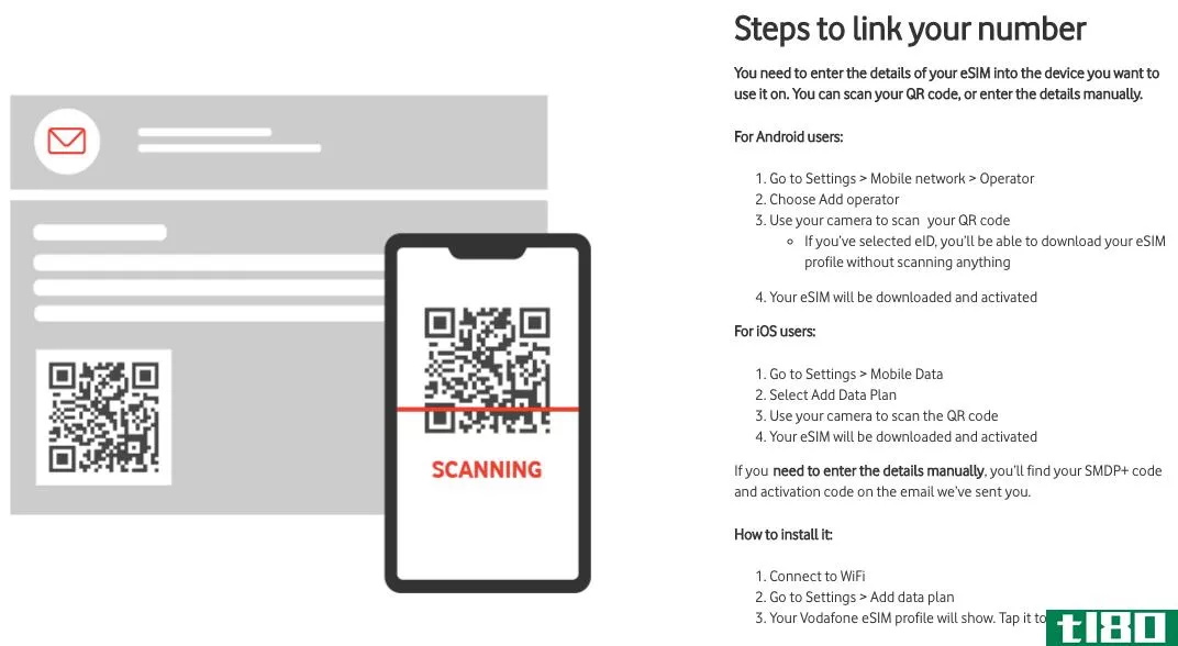 how to activate an esim with qr code