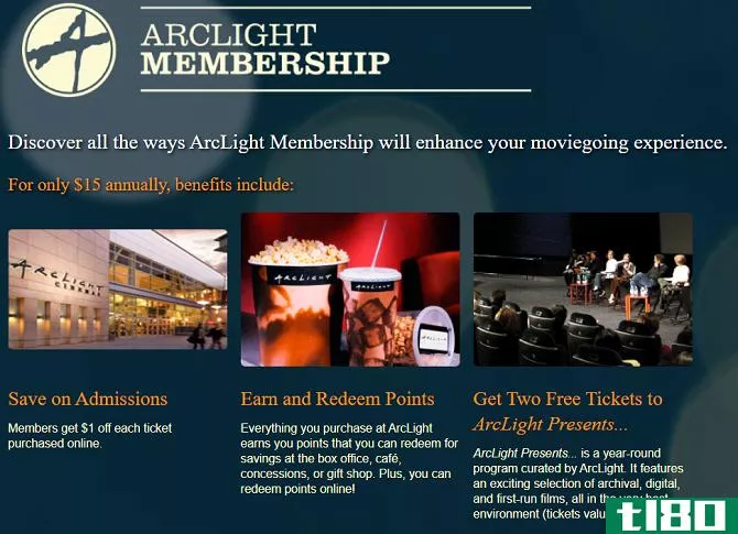 MoviePass alternatives - Arclight Membership