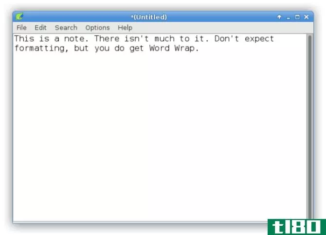 Lightweight Linux Software -- Leafpad Text Editor