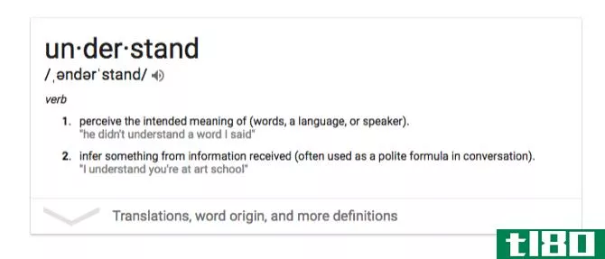 understand definition dictionary