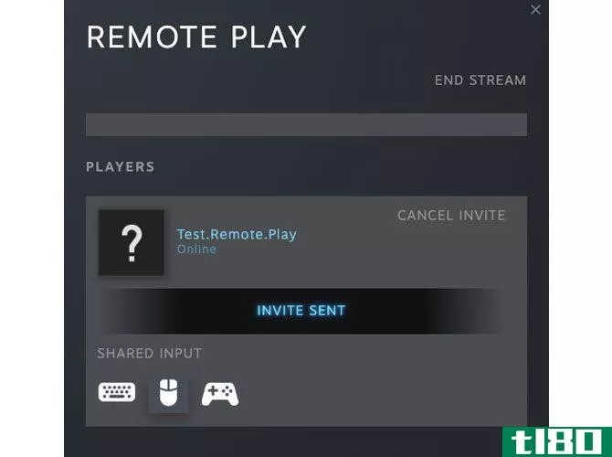 An example of Remote Play's ability to control your friend's interacti***