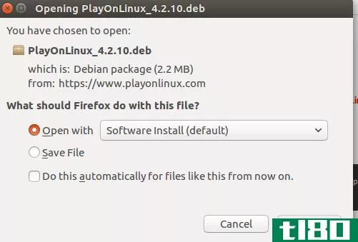 PlayOnLinux Install