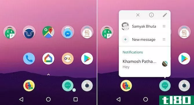 Android Oreo Notification Dots