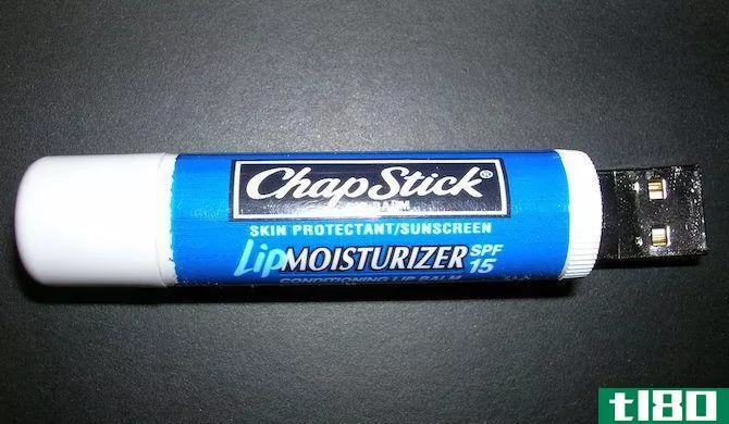 USB Disguised as Chapstick or Lipstick