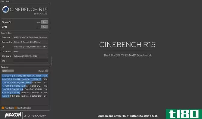 cinebench benchmark app