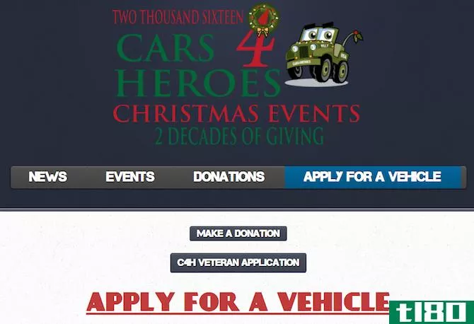 Christmas Charities -- Cars 4 Christmas