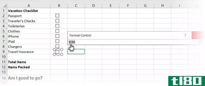 Screenshot of inserting format control in all cells