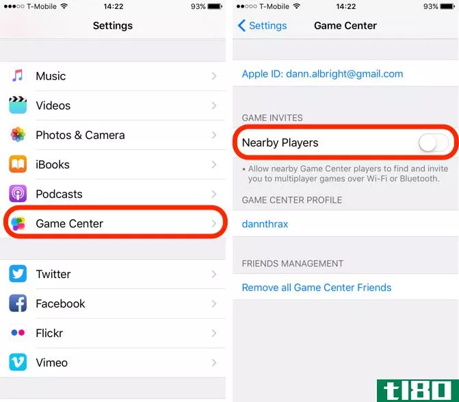iOS 10 Feature Game Center Nearby