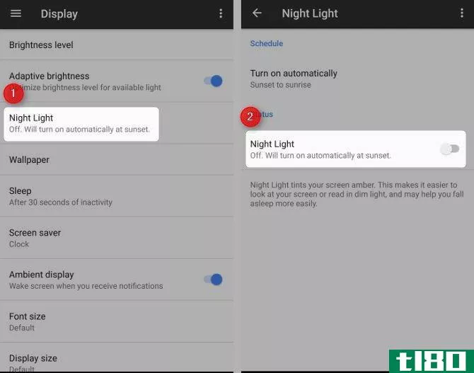 google pixel night light