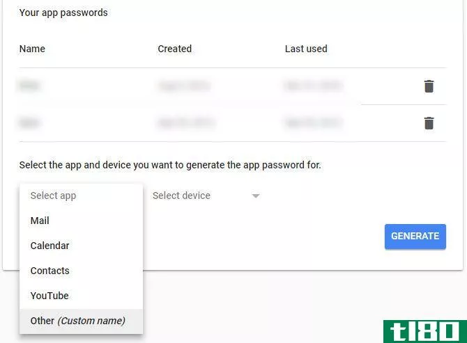 Google App Password