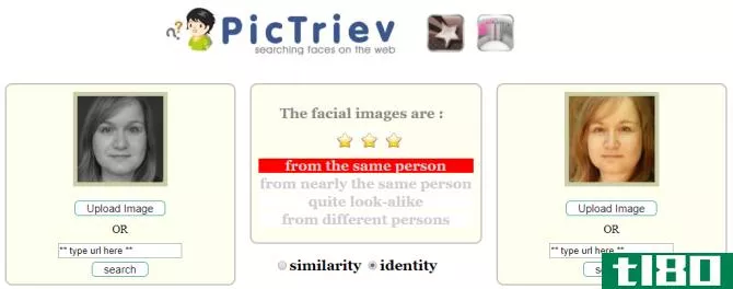 PicTriev facial match