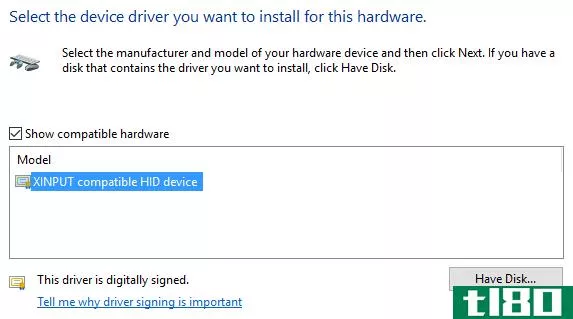 Windows 10 XINPUT Driver