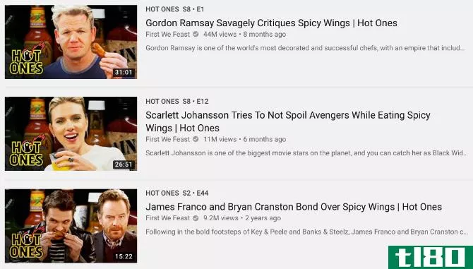 In Hot Ones, celebrities eat spicy chicken wings and answer questi*** while uncomfortable. It's the closest thing to drunk interviews 
