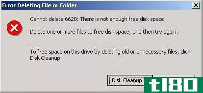 Error Deleting Files