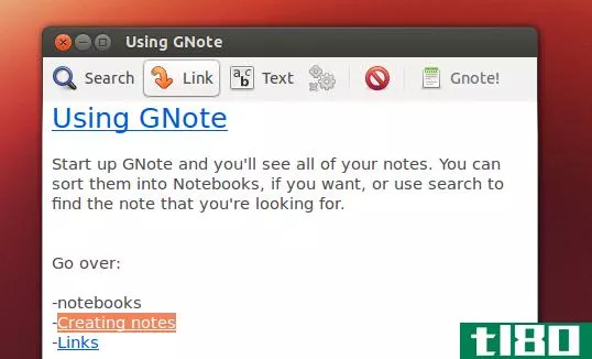 Gnote Note