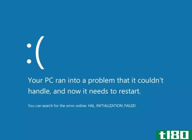 Windows 10 Blue Screen of Death Screenshot