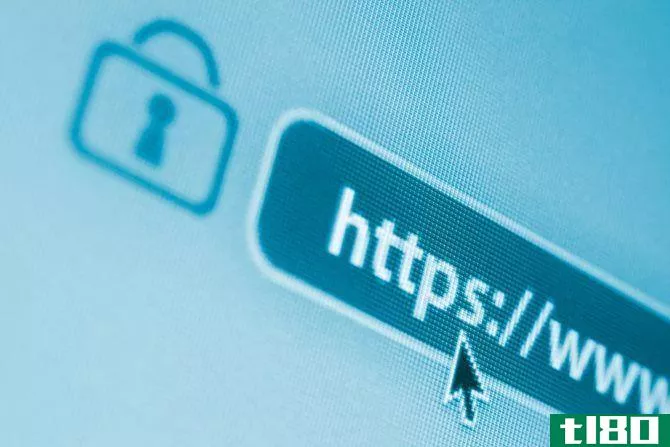 A URL secured by the HTTPS protocol