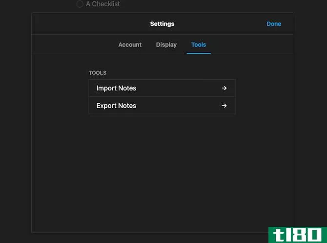 import and export notes on simplenote
