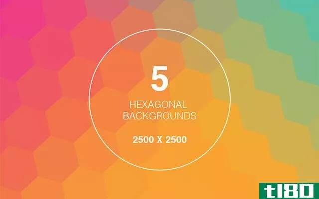 Hexagon Background Graphic Example
